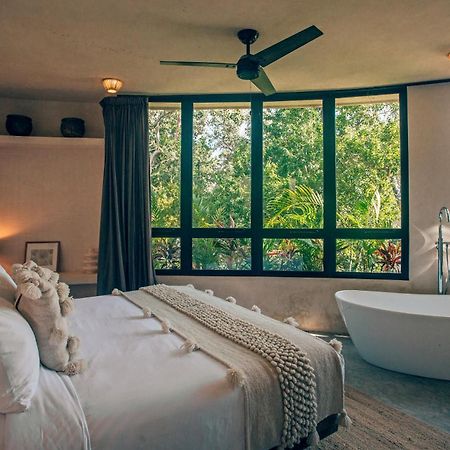 Jungle Rooftop Round Villa -Priv Pool-Bathtub 2A Tulum Exterior photo